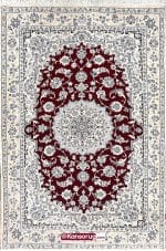 Persian Nain Rug 150 by 240 cm Red 9La