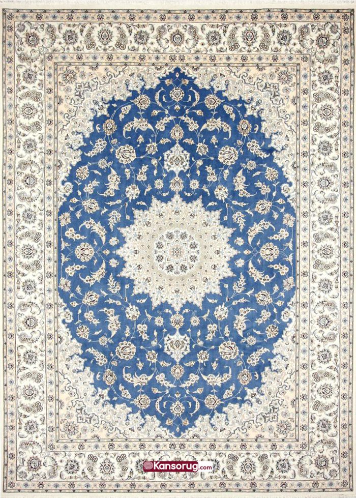 Nain Carpet 9 Meters Blue 9La