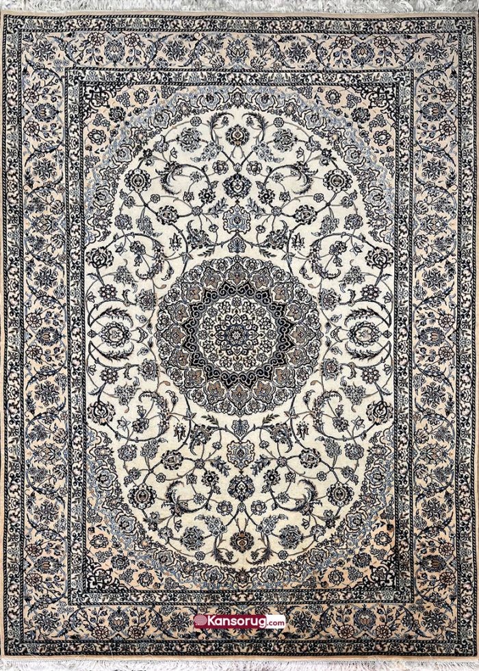 Nain Carpet 9 Meters White 9La