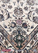 Nain Carpet 9 Meters Bouquet Medallions White 6La