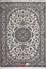 Nain Carpet 100 by 150 cm White 6La