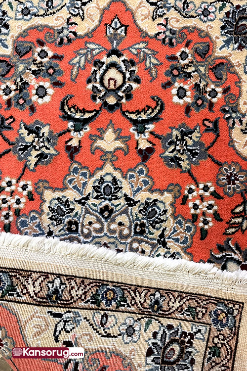 Small Persian Nain Rug Orange 9La