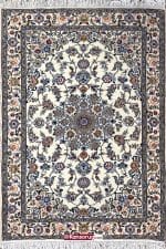 Nain Rug 100 by 150 cm White Beige 6La