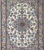 Nain Rug 100 by 150 cm White Beige 6La