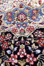 Persian Ardakan Hand-Woven Carpet Black Border