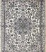 Nain Rug 100 by 150 cm White Medallion Design 9la